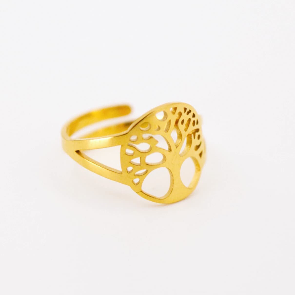 Tree of Life ring laid flat